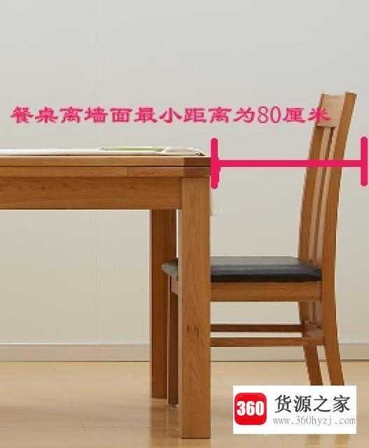 常规餐桌椅尺寸搭配