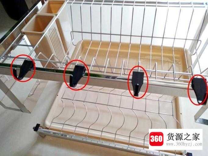 卡贝厨房置物架怎么安装