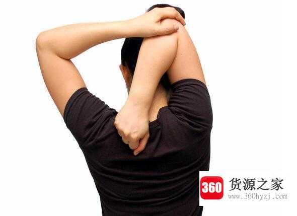 肩部肌肉拉伸动作图解