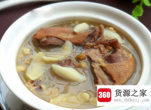 鸽子煲绿豆汤的做法