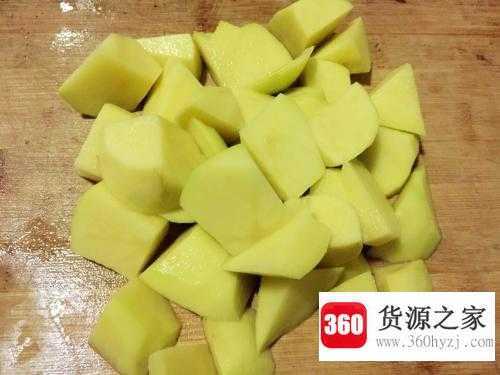 怎么切土豆块