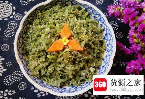 蒸米米蒿的做法