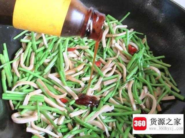 篱蒿菜的做法