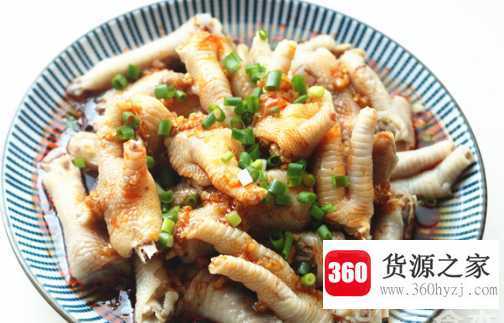 红油鸡爪子的做法