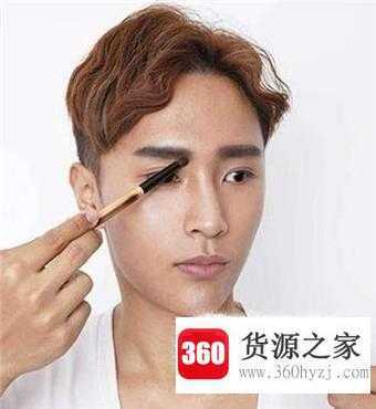 男生画眉画法教程