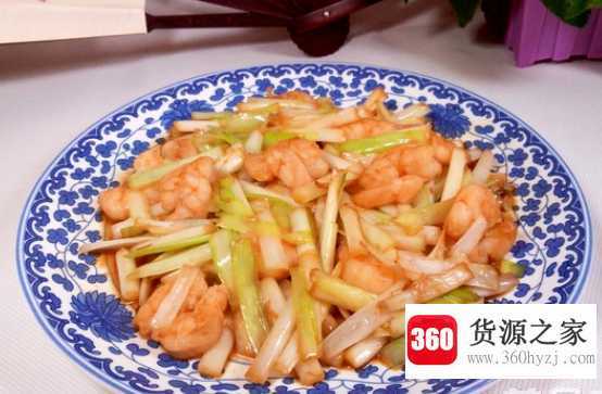 大蒜炒虾仁的家常做法