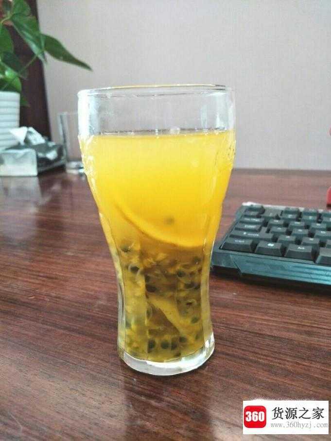 整个身体都可以美白的柠檬百香果蜂蜜