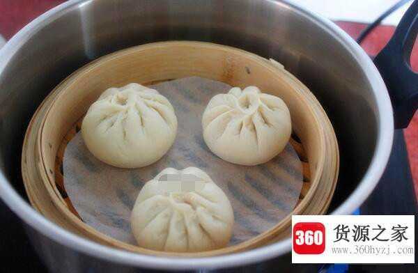 莲藕馅素包子的做法