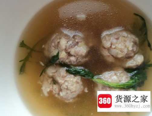 猪肉丸子汤的做法