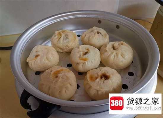 绿豆馅包子的做法
