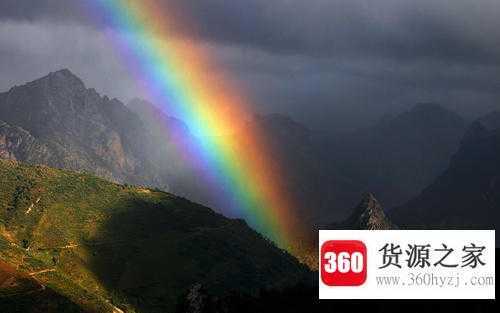彩虹的颜色是哪七种