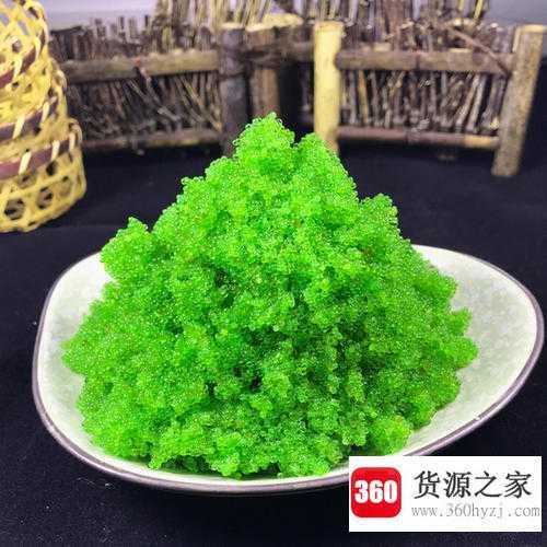 为什么有些鱼籽是绿色的