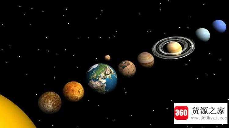 在太阳系中唯一存在生命的行星