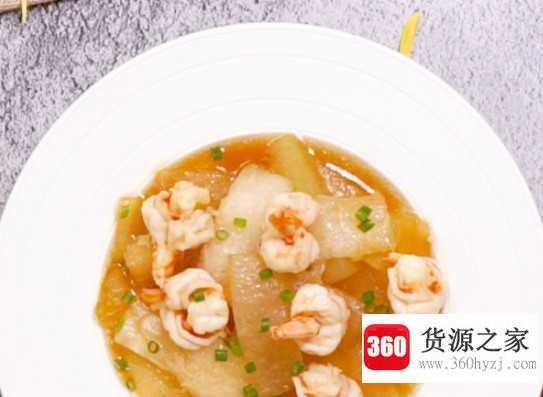 冬瓜虾仁的做法