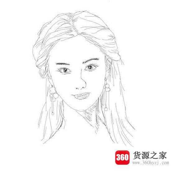 人物速写的画法步骤图