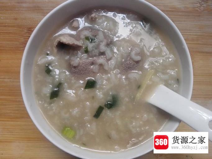 猪肝瘦肉粥的家常做法