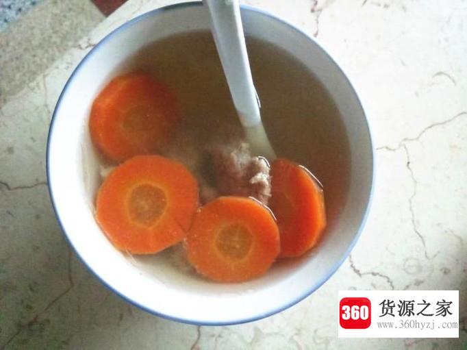 给宝宝吃的胡萝卜瘦肉汤