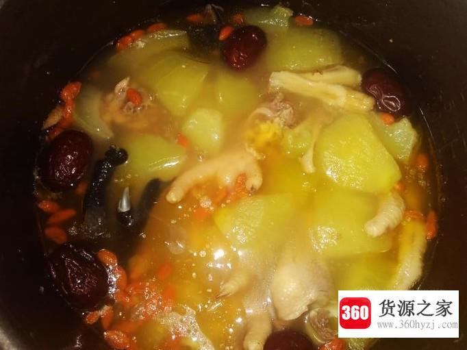清甜美味的香瓜鸡脚汤的做法