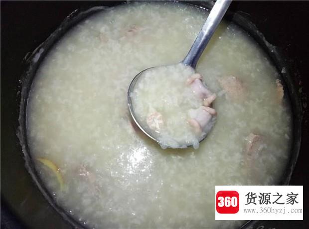 猪肝粉肠瘦肉粥的家常做法
