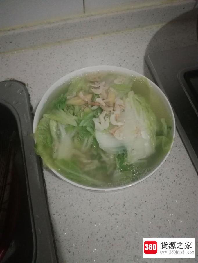 怎么做白菜虾仁汤？