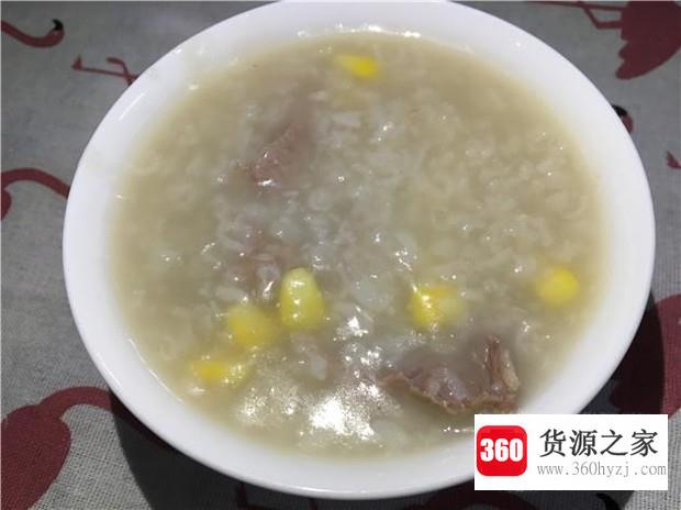 瘦肉玉米粥的家常做法