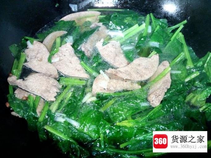 猪肝菠菜汤的家常做法