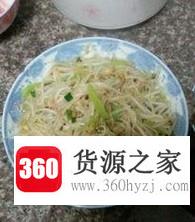 炒绿豆芽家常做法——清炒绿豆芽