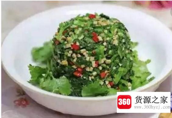 拌芹菜叶的做法