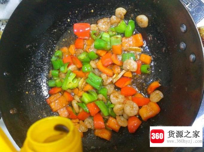 怎么做一份美味的彩蔬虾仁？