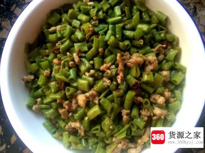 豇豆肉末的家常做法