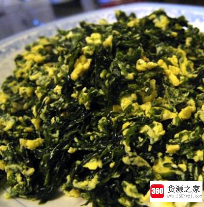 家常紫菜炒鸡蛋