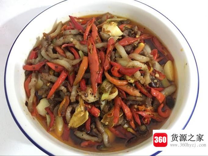 大葱红椒炒五花肉