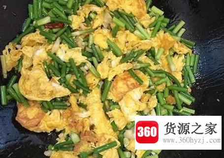 怎么做营养好吃的鸡蛋炒蒜苔