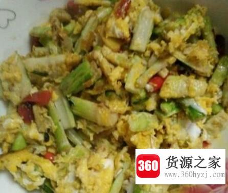 鸡蛋炒野笋的做法