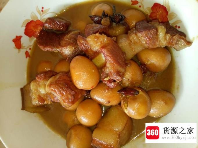 五花肉炖鹌鹑蛋可以这样美味
