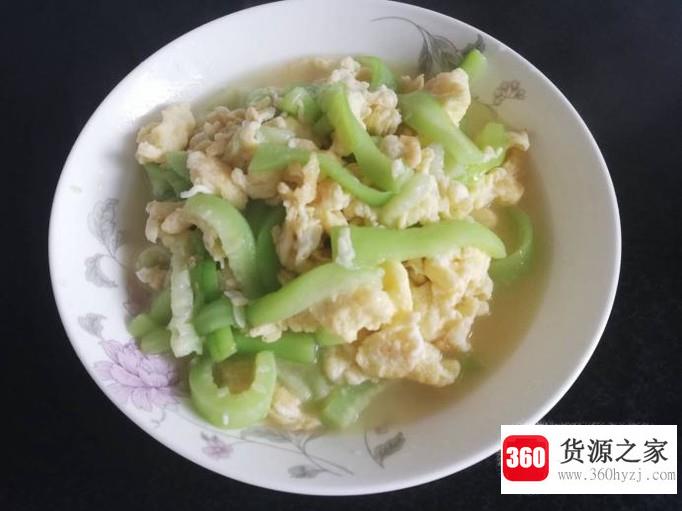 丝瓜炒鸡蛋的做法