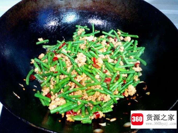 肉末豇豆的家常做法