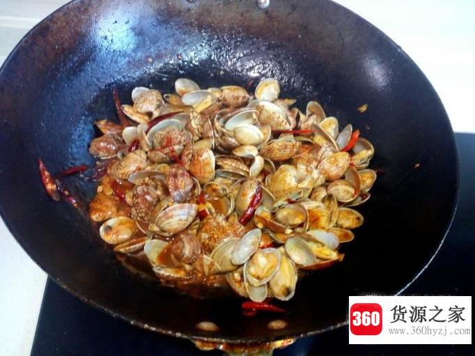 辣炒花蚬子的做法