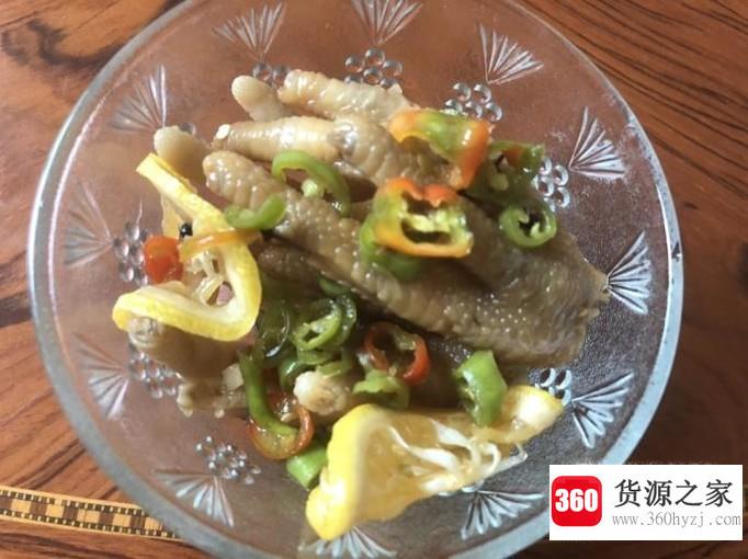 怎么制作柠檬泡椒凤爪