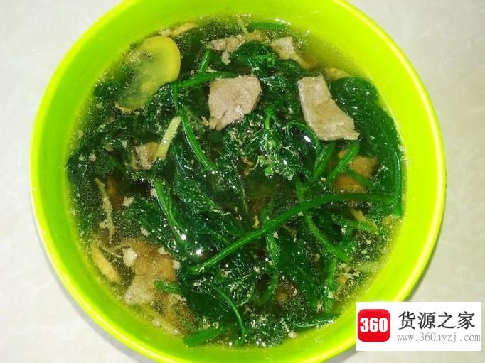 一点红猪肝汤的做法