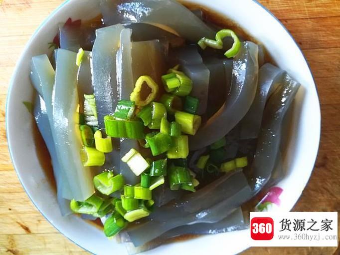 怎么做葱叶凉调凉粉好吃