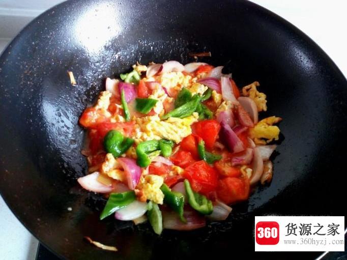 圆葱炒西红柿鸡蛋的家常做法