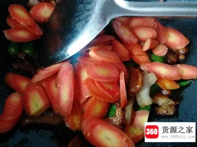 怎么做胡萝卜肉片？