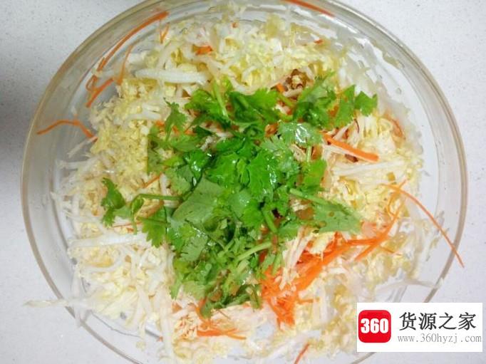 白菜拌海蜇皮的做法