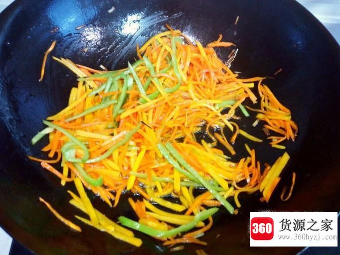 糖醋南瓜胡萝卜丝的家常做法