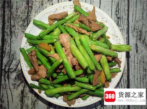 长豆角炒肉的家常做法