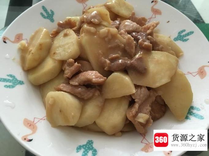 教你做美味的茭白笋炒肉丝