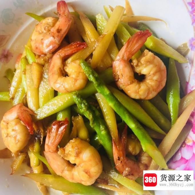 怎么做芦笋炒虾仁？