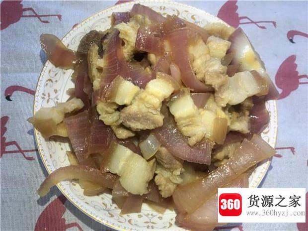 洋葱爆炒五花肉的家常做法