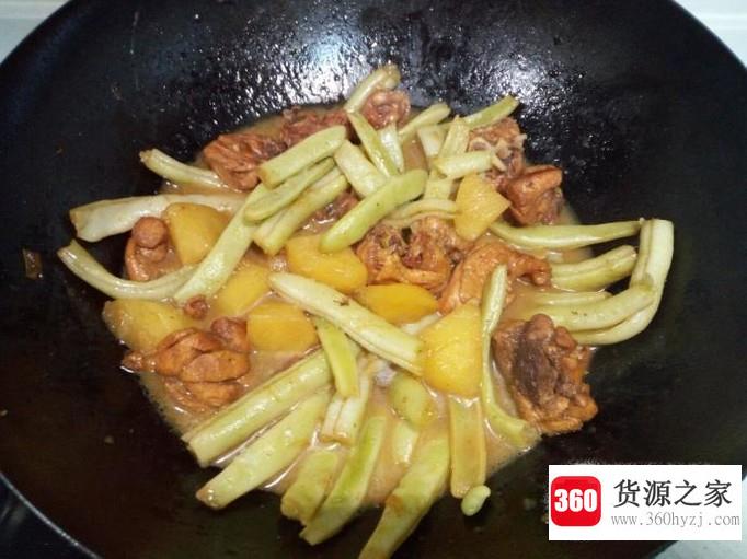 鸡腿炖芸豆土豆的家常做法